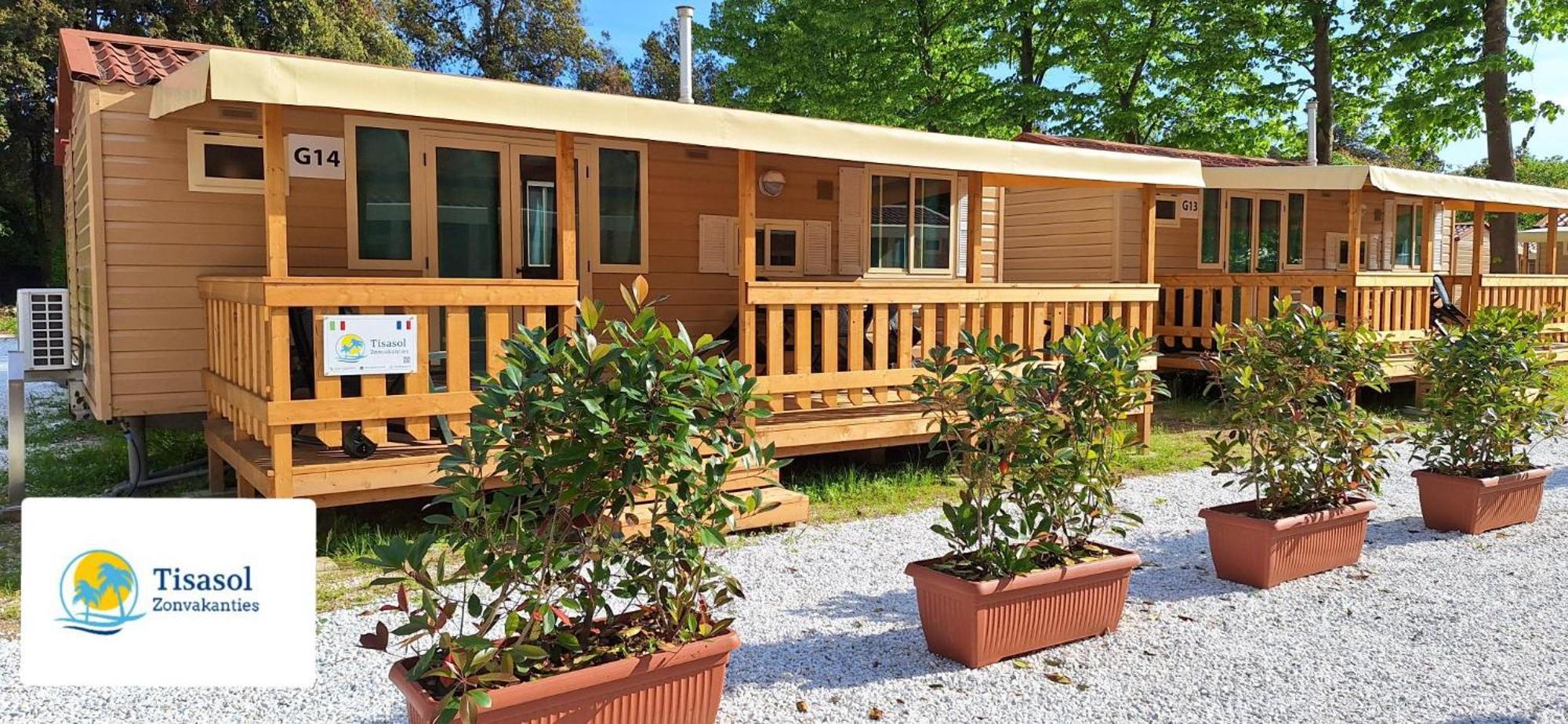 Mobile Home Viareggio - Including Airco- Camping Paradiso - G008 Екстер'єр фото